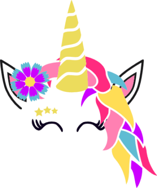 floral-unicorn-head-stars-fantasy-animal-free-svg-file-SvgHeart.Com